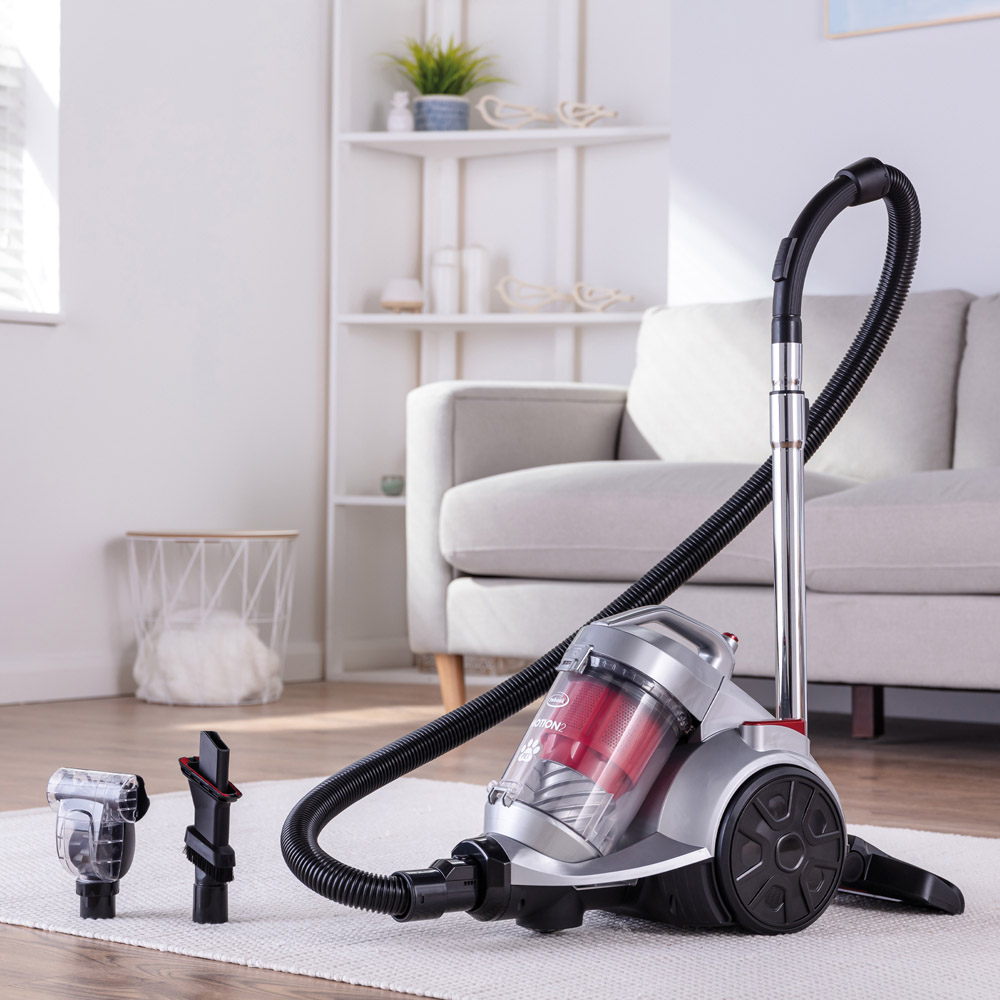 Ewbank Motion2 Pet 3L Silver and Red Bagless Vacuum Cleaner Image 2