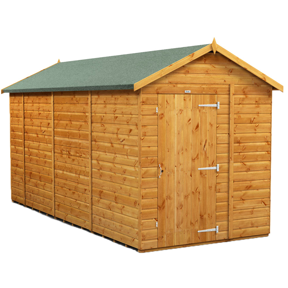 Power Sheds 14 x 6ft Apex Wooden Shed Image 1