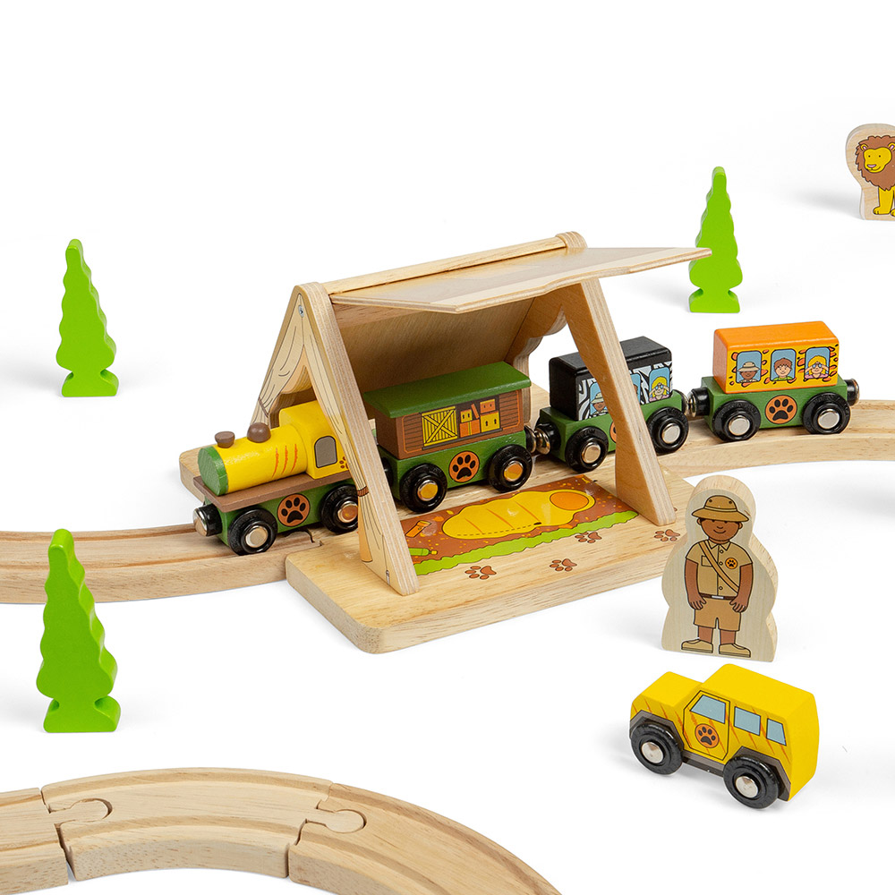 BigJigs Toys Rail Safari Tent Image 5