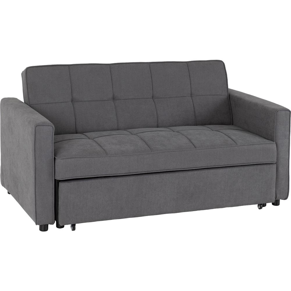 Seconique Astoria Double Sleeper Dark Grey Fabric Sofa Bed Image 2
