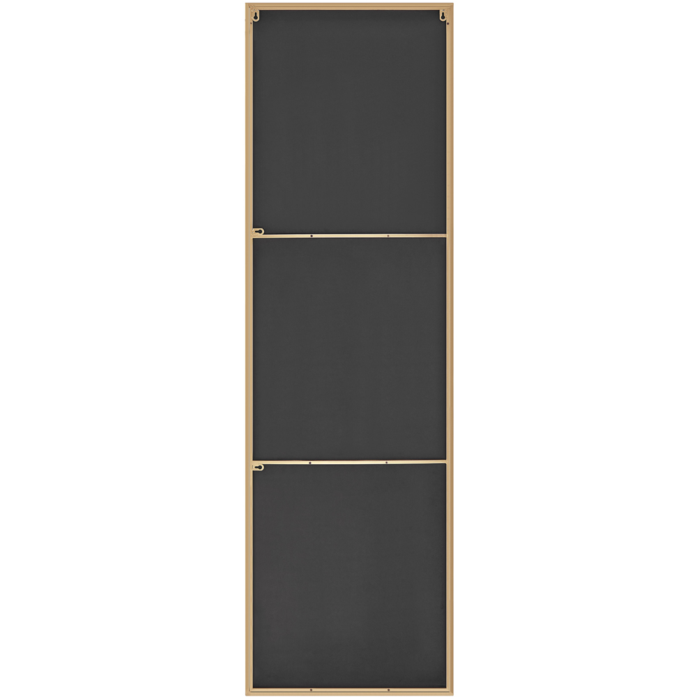 Furniturebox Austen Rectangular Copper Extra Large Metal Wall Mirror 170 x 50cm Image 3