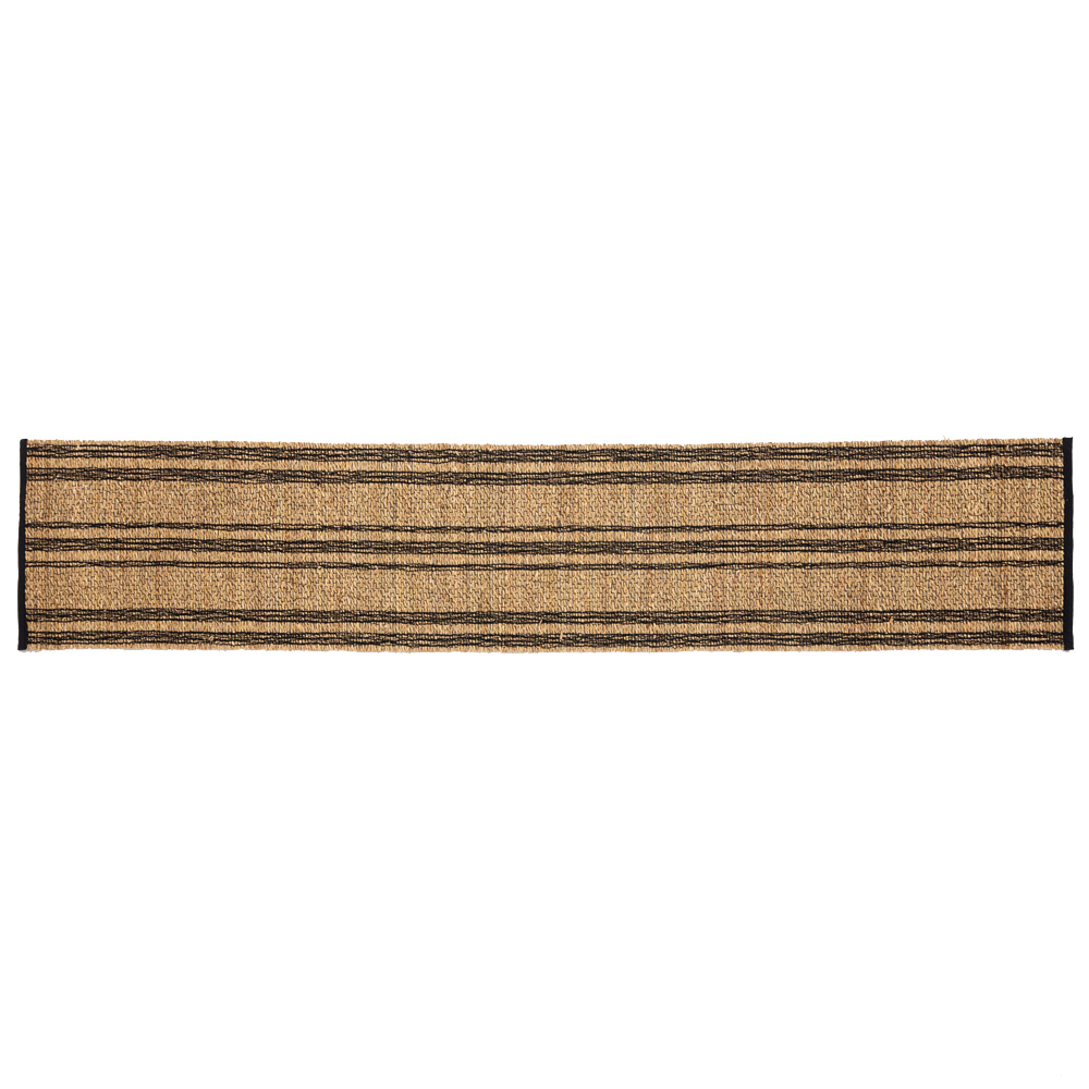 Tay Black Seagrass Table Runner Image 1