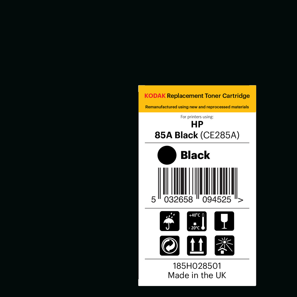 Kodak HP CE285A Black Replacement Laser Cartridge Image 2