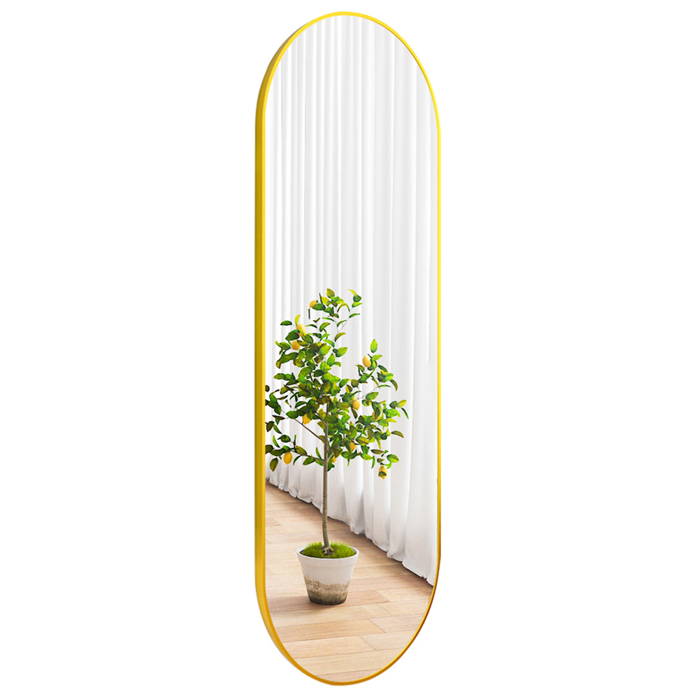 Living and Home Gold Frame Full Length Standing Mirror 40 x 120cm Image 4