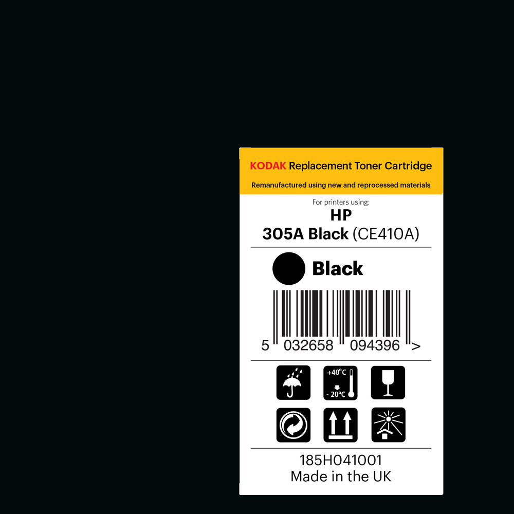 Kodak HP CE410A Black Replacement Laser Cartridge Image 2