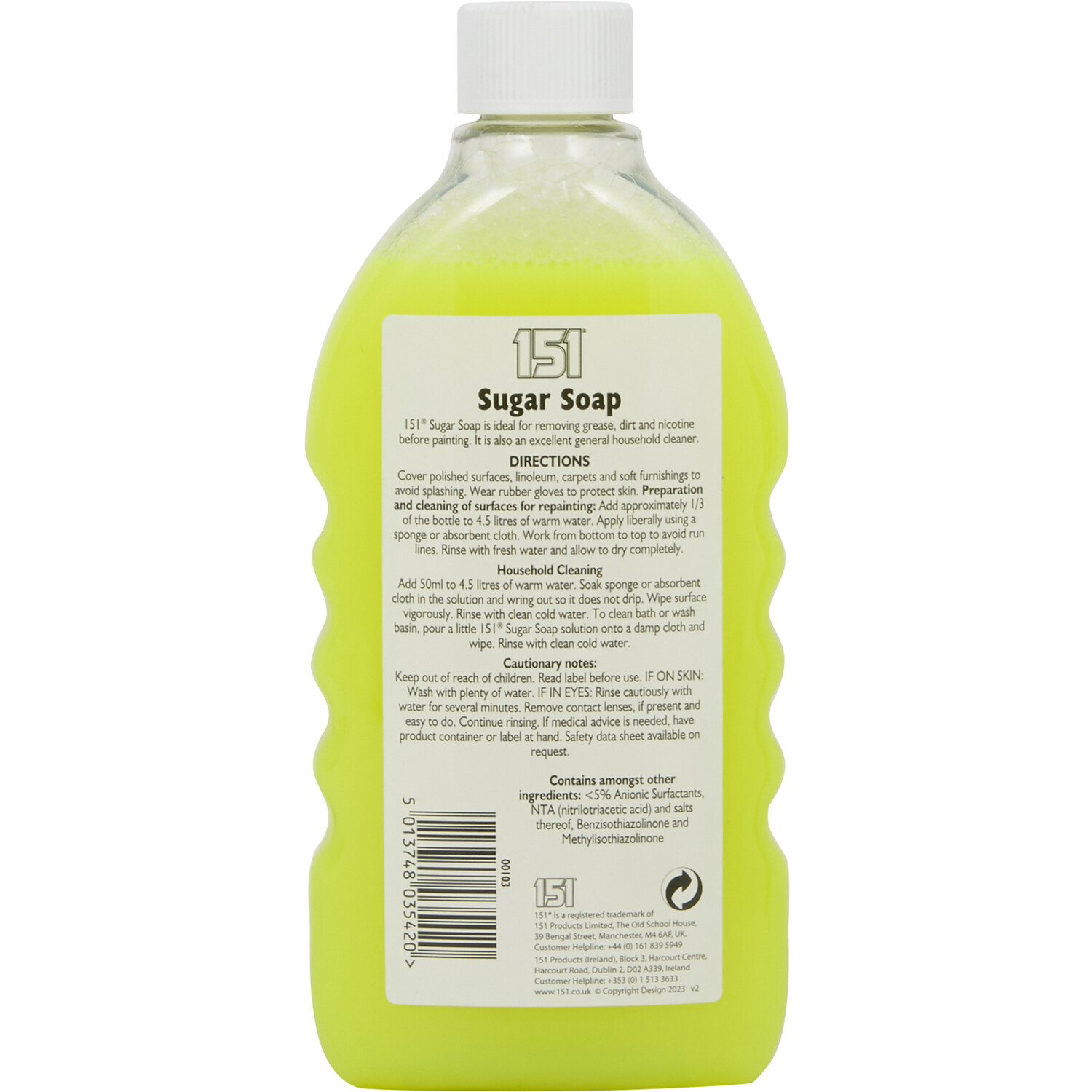 Sugar Soap Liquid Concentrate Image 2
