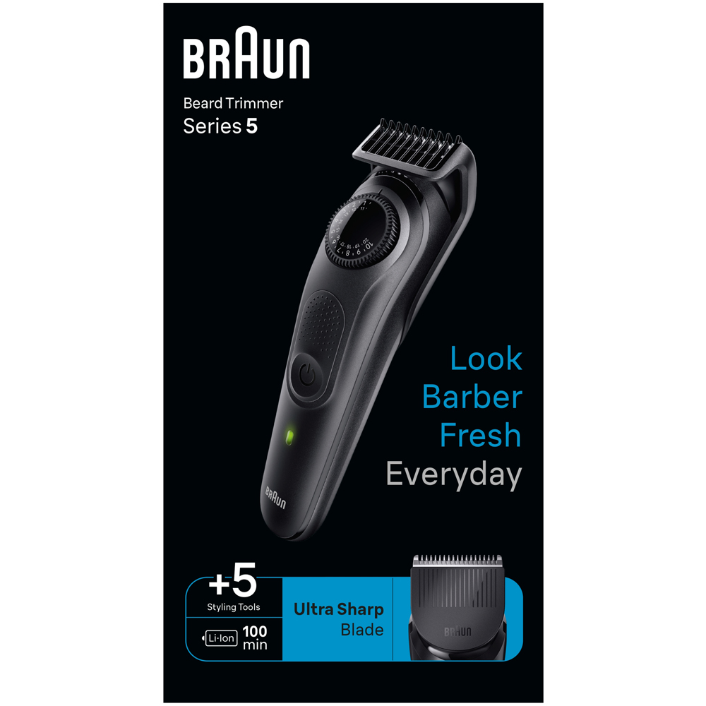 Braun Series 5 BT5420 Beard Trimmer Black Image 3