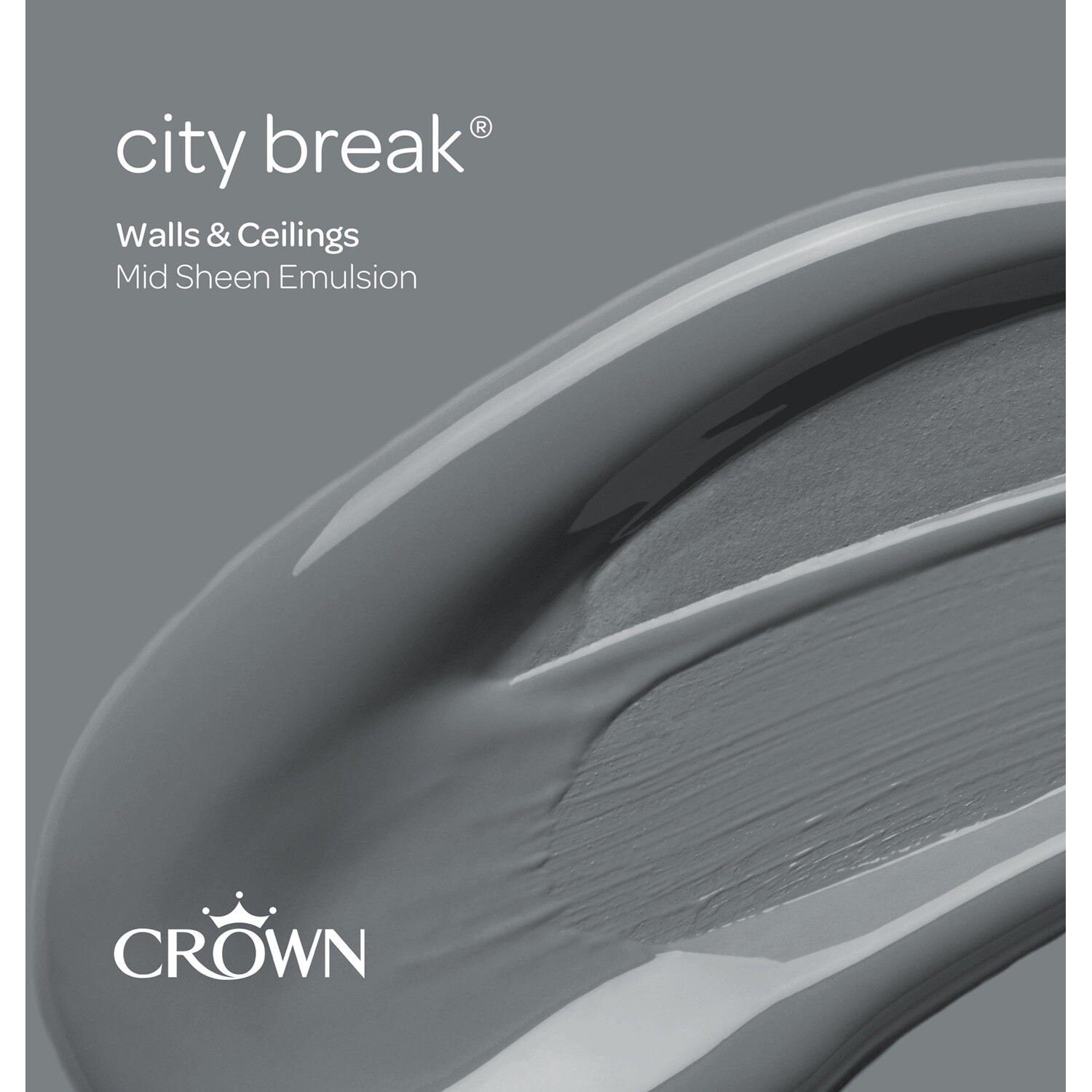 Crown Walls & Ceilings City Break Mid Sheen Emulsion Paint 2.5L Image 4