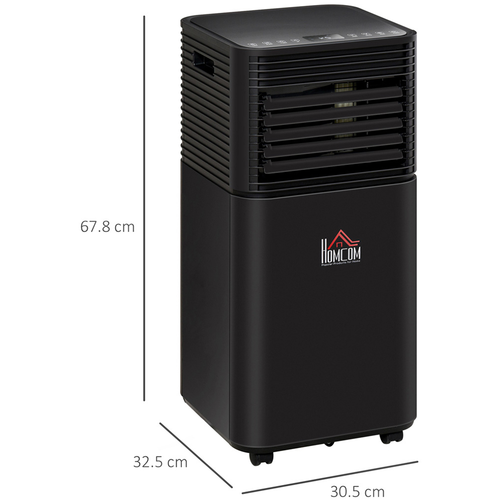 HOMCOM Black 4 in 1 7000 BTU Mobile Air Conditioner Image 4
