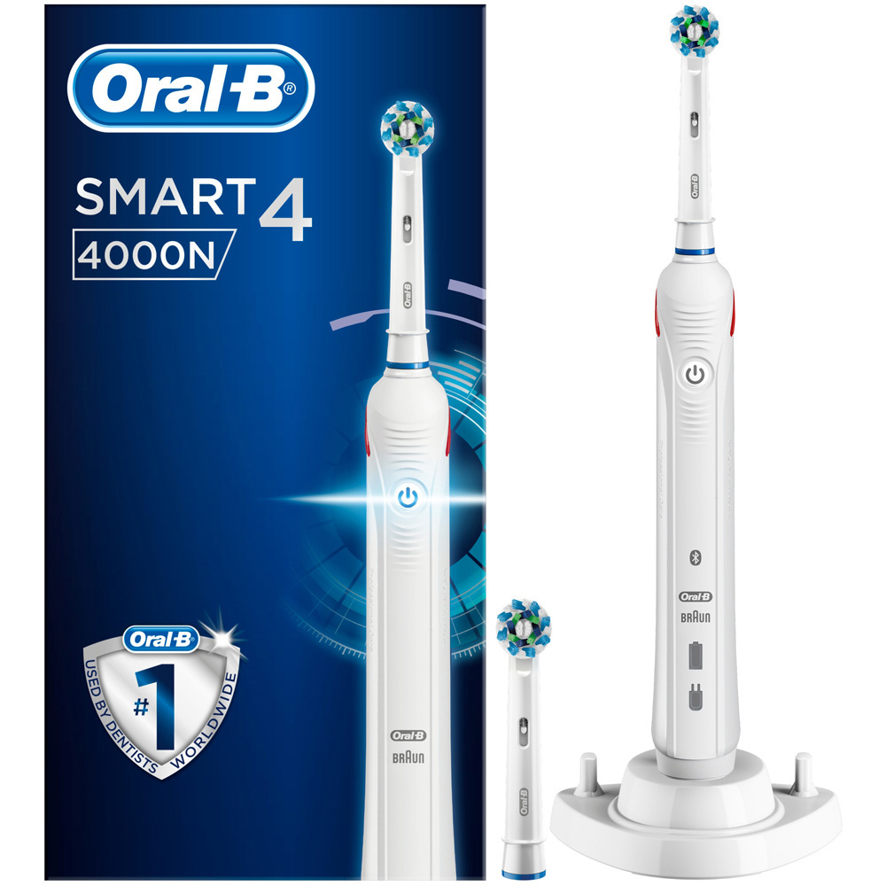 Oral-B Smart 4 4000W White Electric Tooth Brush Image 3