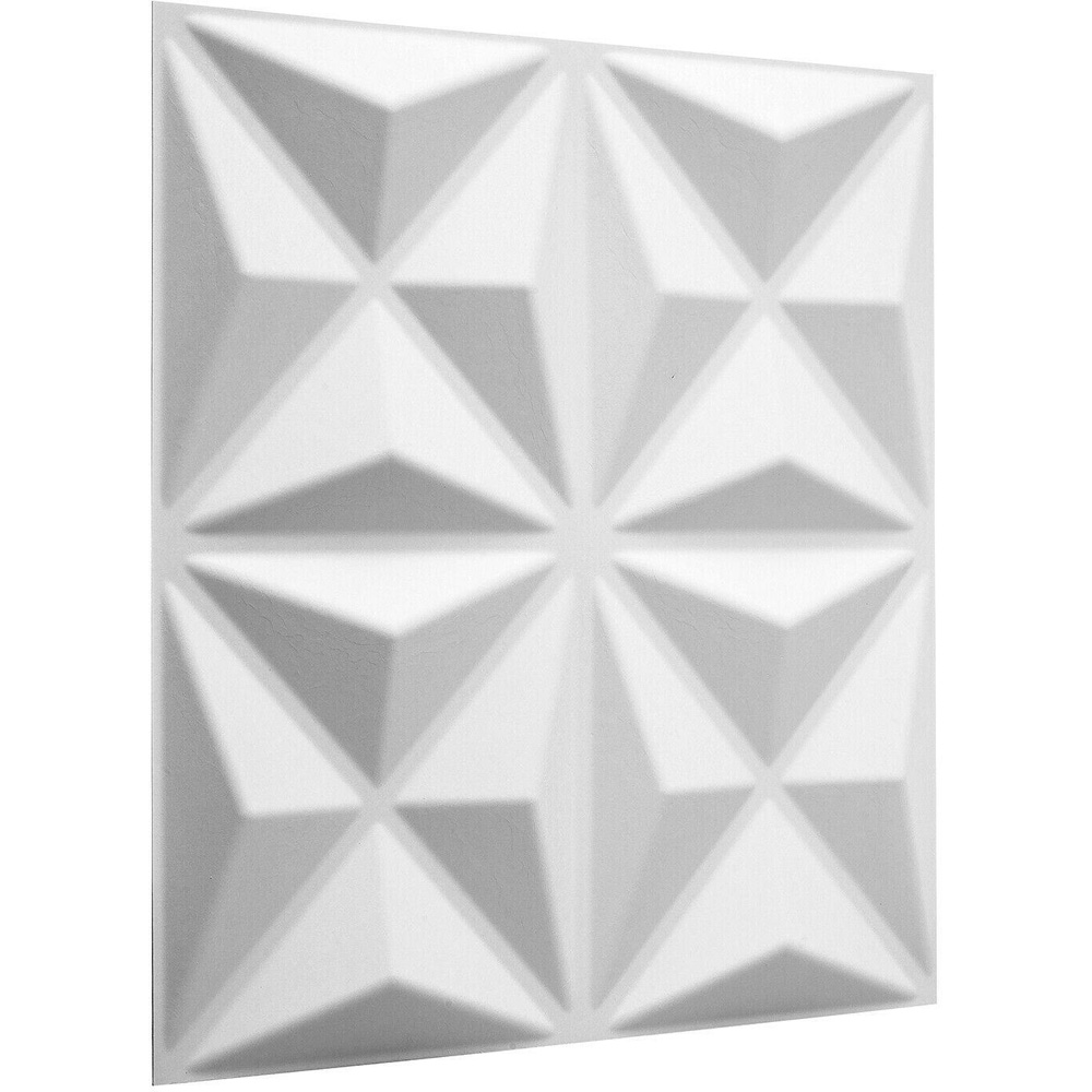 Walplus Off White Cullinans 3D Wall Panel 12 Pack Image 2