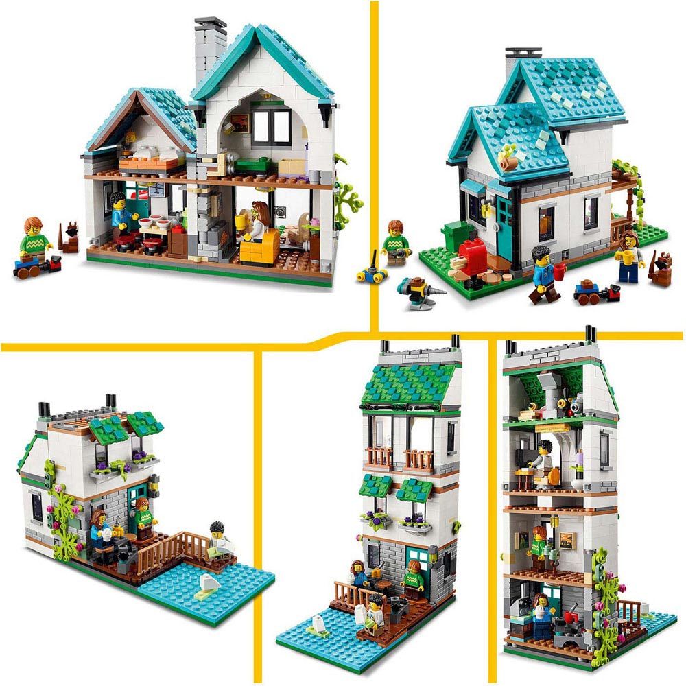 LEGO 31139 Creator 3 in 1 Cozy House Toy Set Image 4