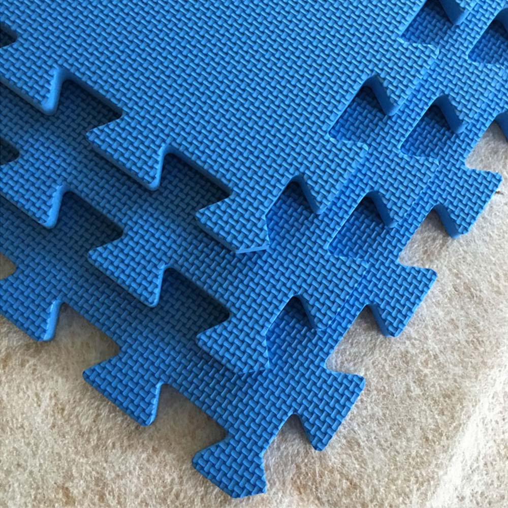 Swift Foundation Warm Floor Blue Interlocking Floor Tile for Playhouse  x 6ft Image 5