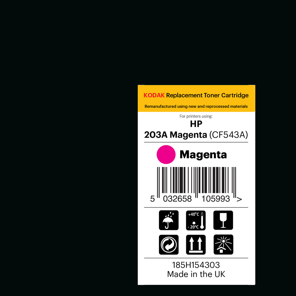 Kodak HP CF543A Magenta Replacement Laser Cartridge Image 2