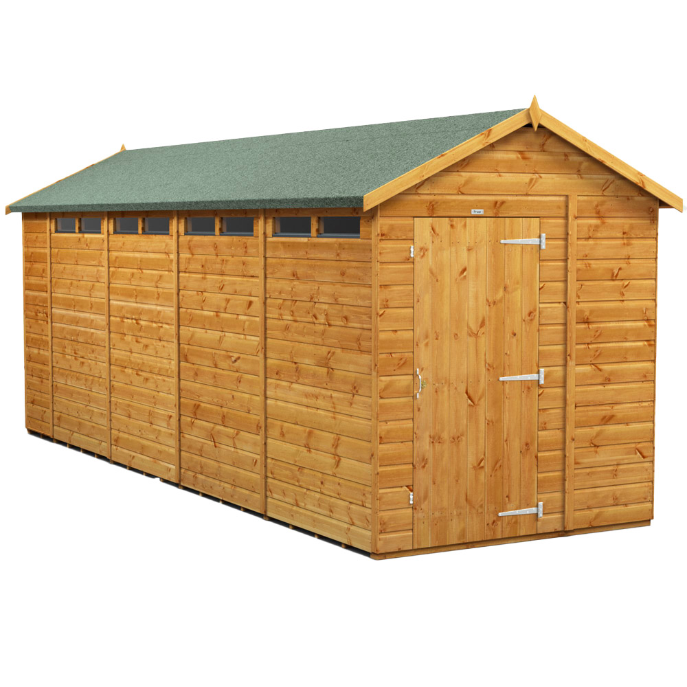 Power Sheds 18 x 6ft Apex Security Shed Image 1