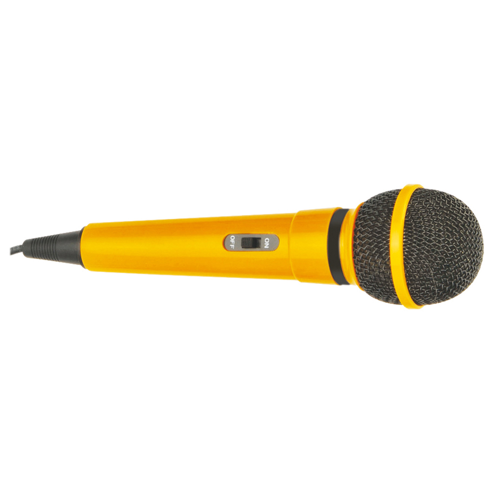 Mr Entertainer Yellow Dynamic Handheld Karaoke Microphone Image 1