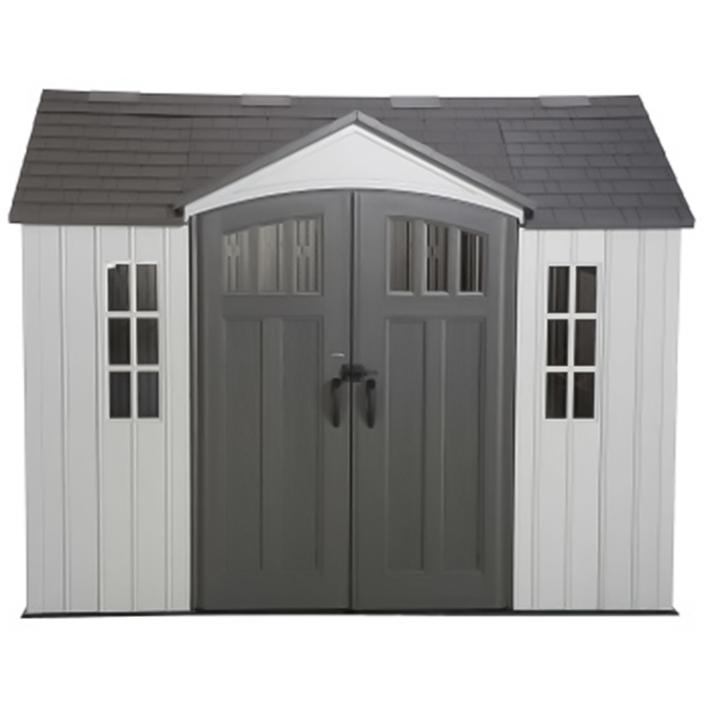 StoreMore Lifetime 10 x 8ft Heavy Duty Plastic Garden Shed Image 1