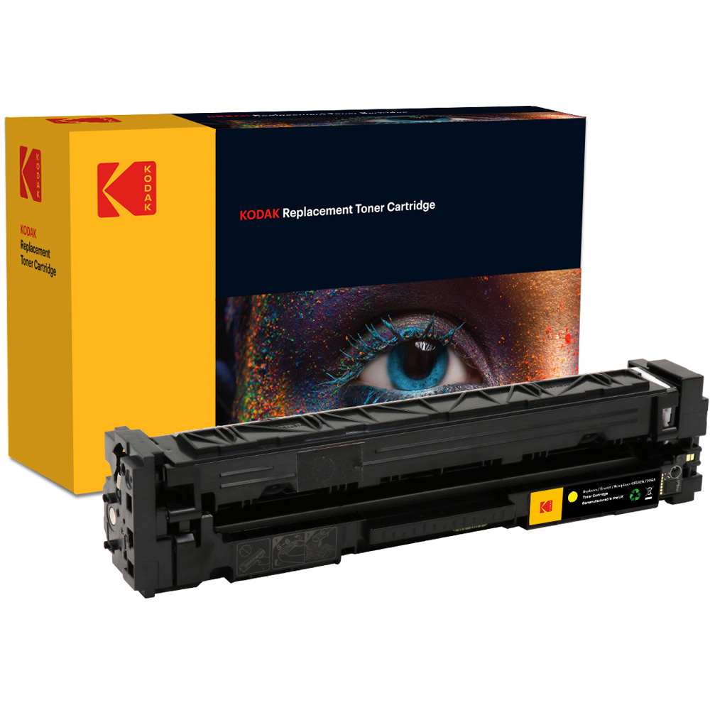 Kodak HP CF532A Yellow Replacement Laser Cartridge Image 1