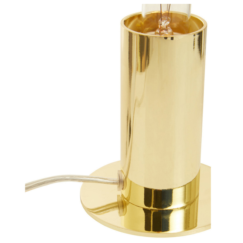 Premier Housewares Brass Finish Table Lamp Image 4