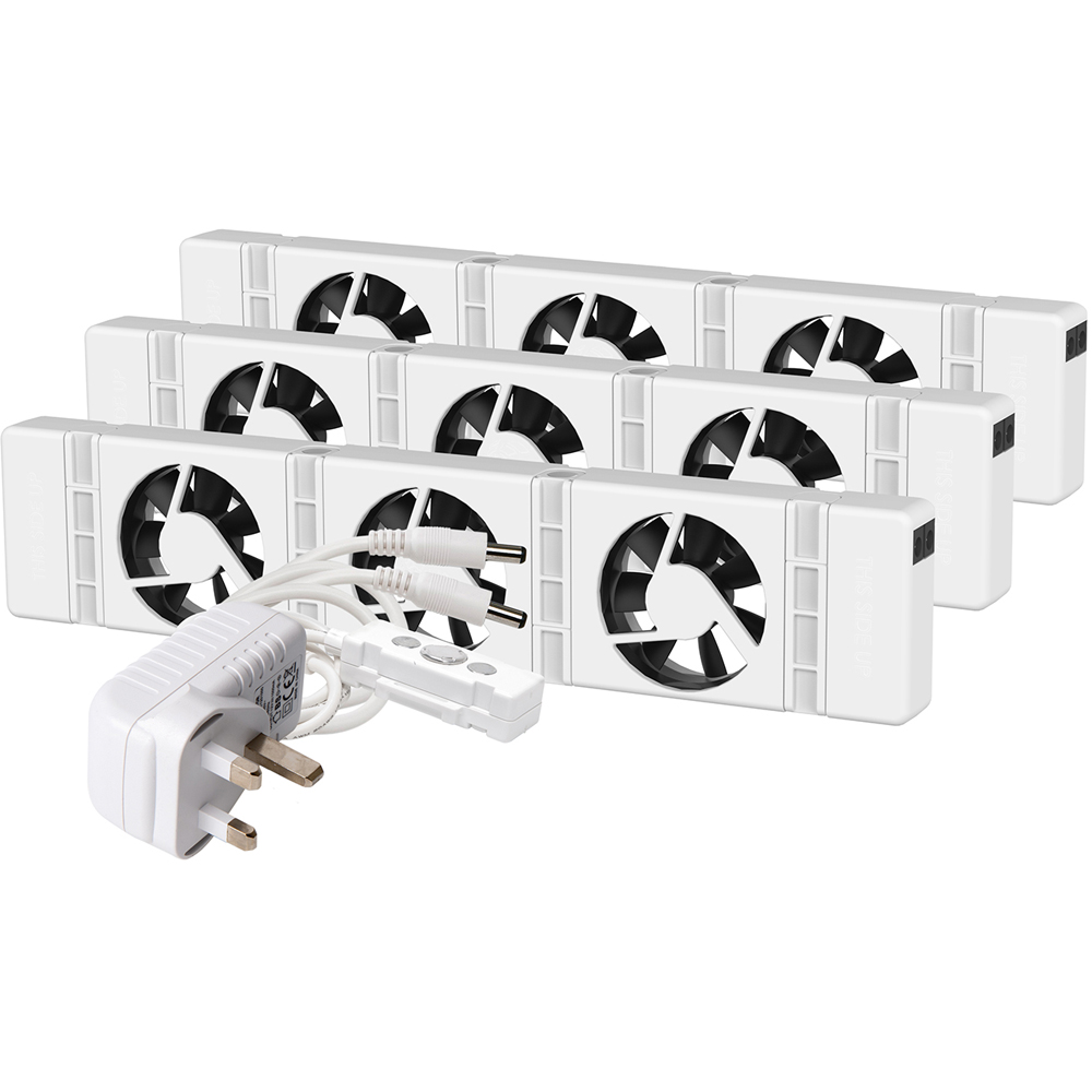 SpeedComfort White Trio Radiator Amplifier Set Image 1
