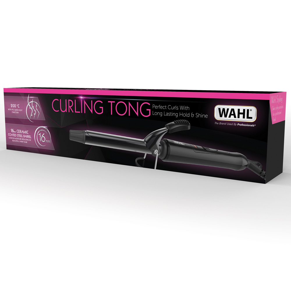 Wahl Ceramic Curling Tong 16mm Image 4