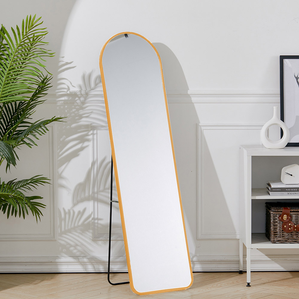 Living and Home Gold Frame Full Length Standing Mirror 40 x 150cm Image 2