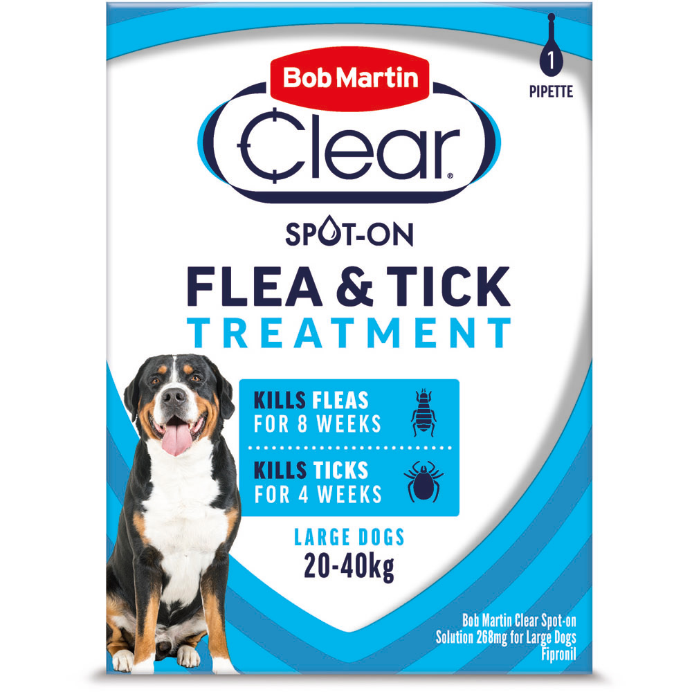 Bob Martin FleaClear Spot On Solution for Large Dogs 268mg Image 1