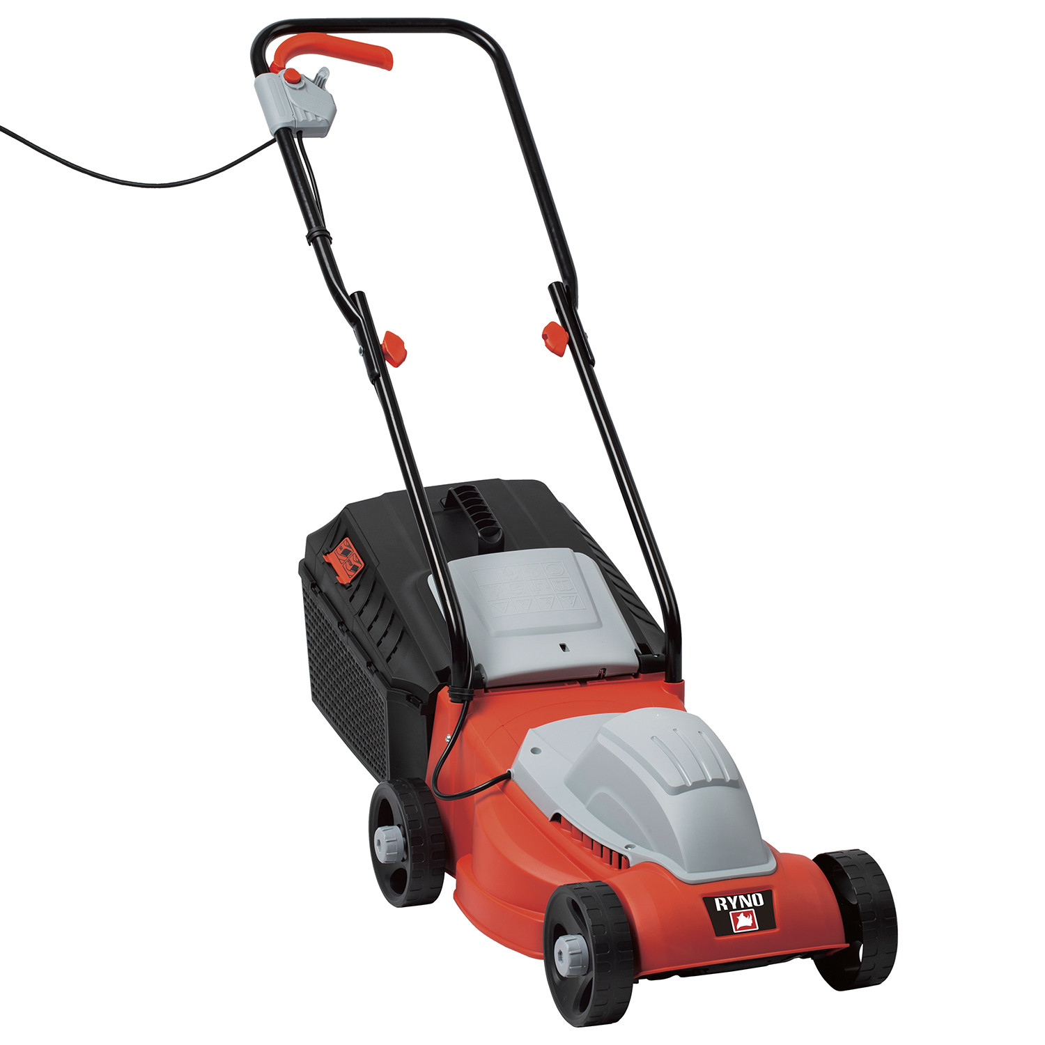 Ryno 1100W Hand Propelled 32cm Rotary Electric Lawn Mower Image