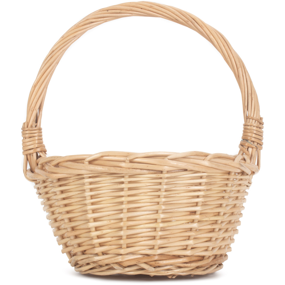 Red Hamper Mini Oval Shopping Basket Image 3