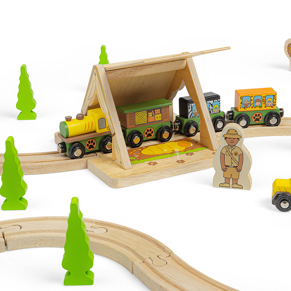 BigJigs Toys Rail Safari Tent Image 4