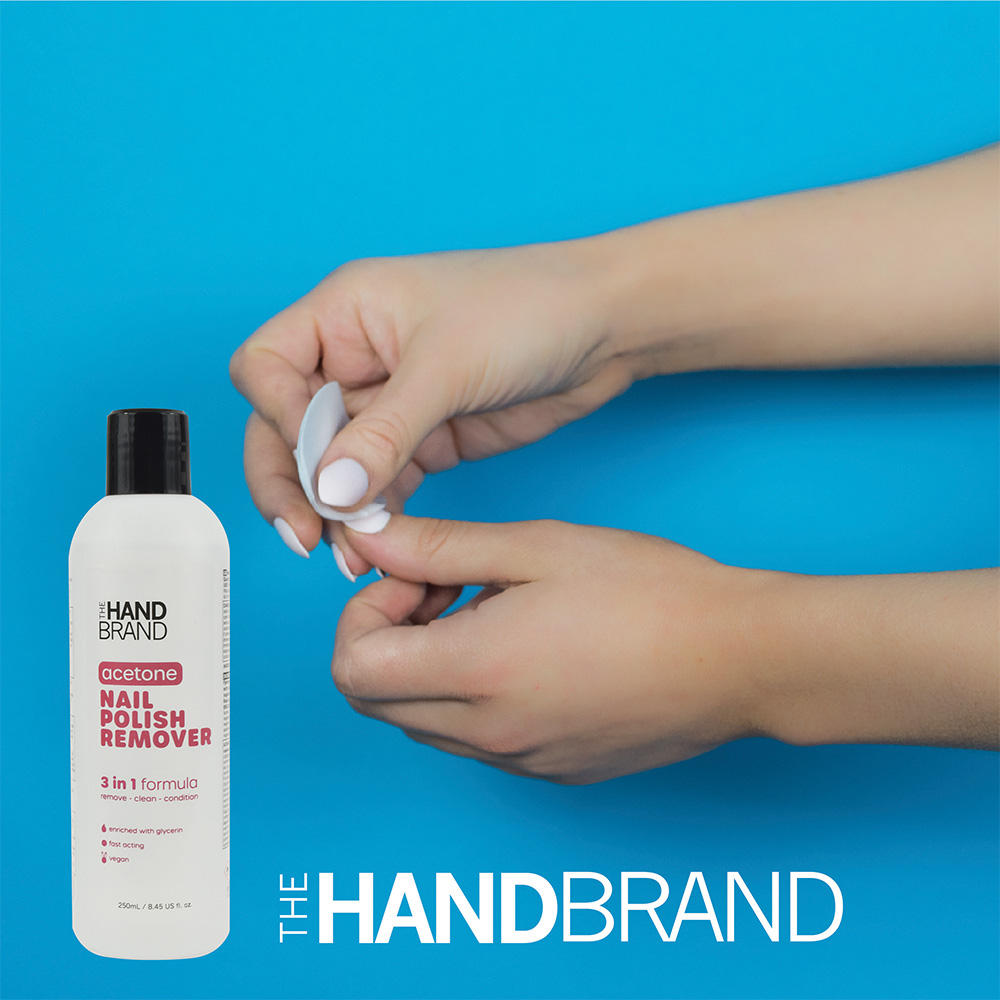 Hand Brand Acetone Nail Varnish Remover 250ml Image 2