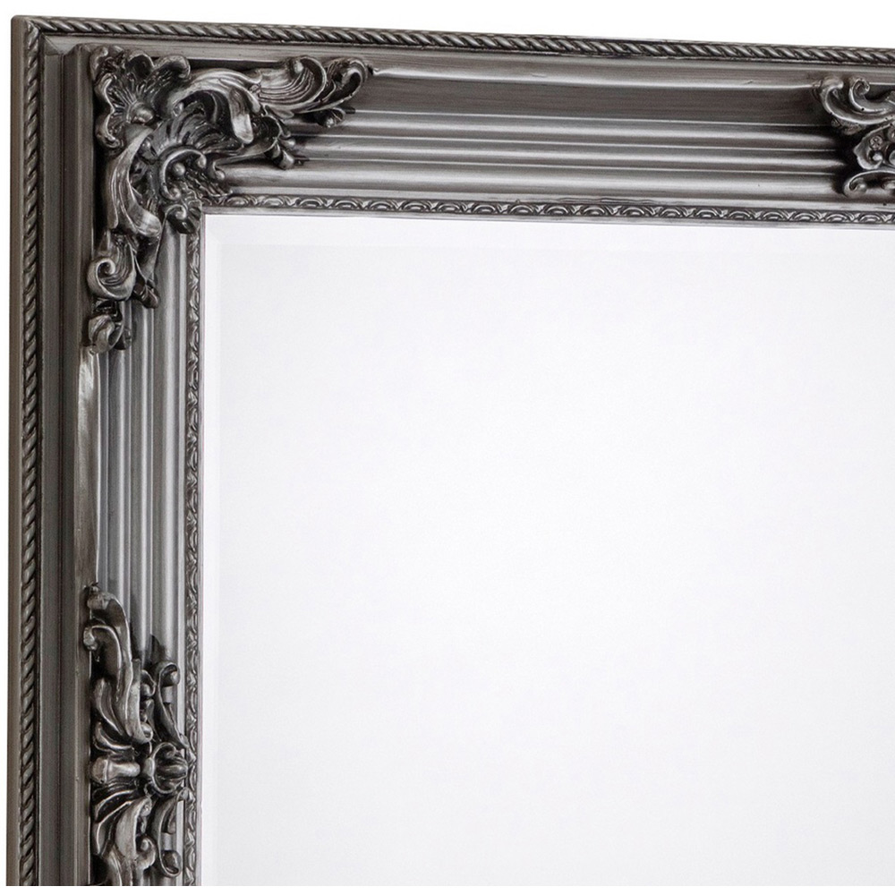 Julian Bowen Rococo Pewter Lean-To Dressing Mirror Image 2