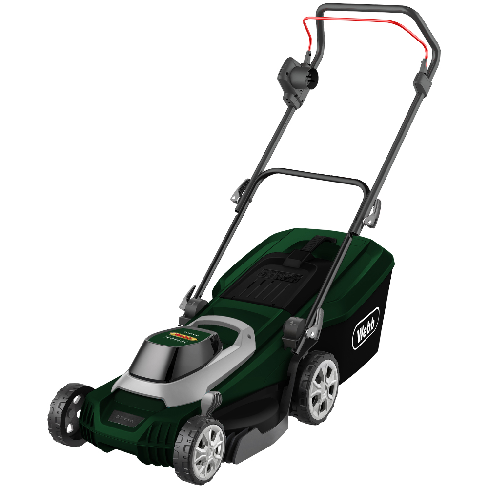 Webb Classic WEER37RR 1600W Hand Propelled 37cm Rotary Electric Lawn Mower Image 1