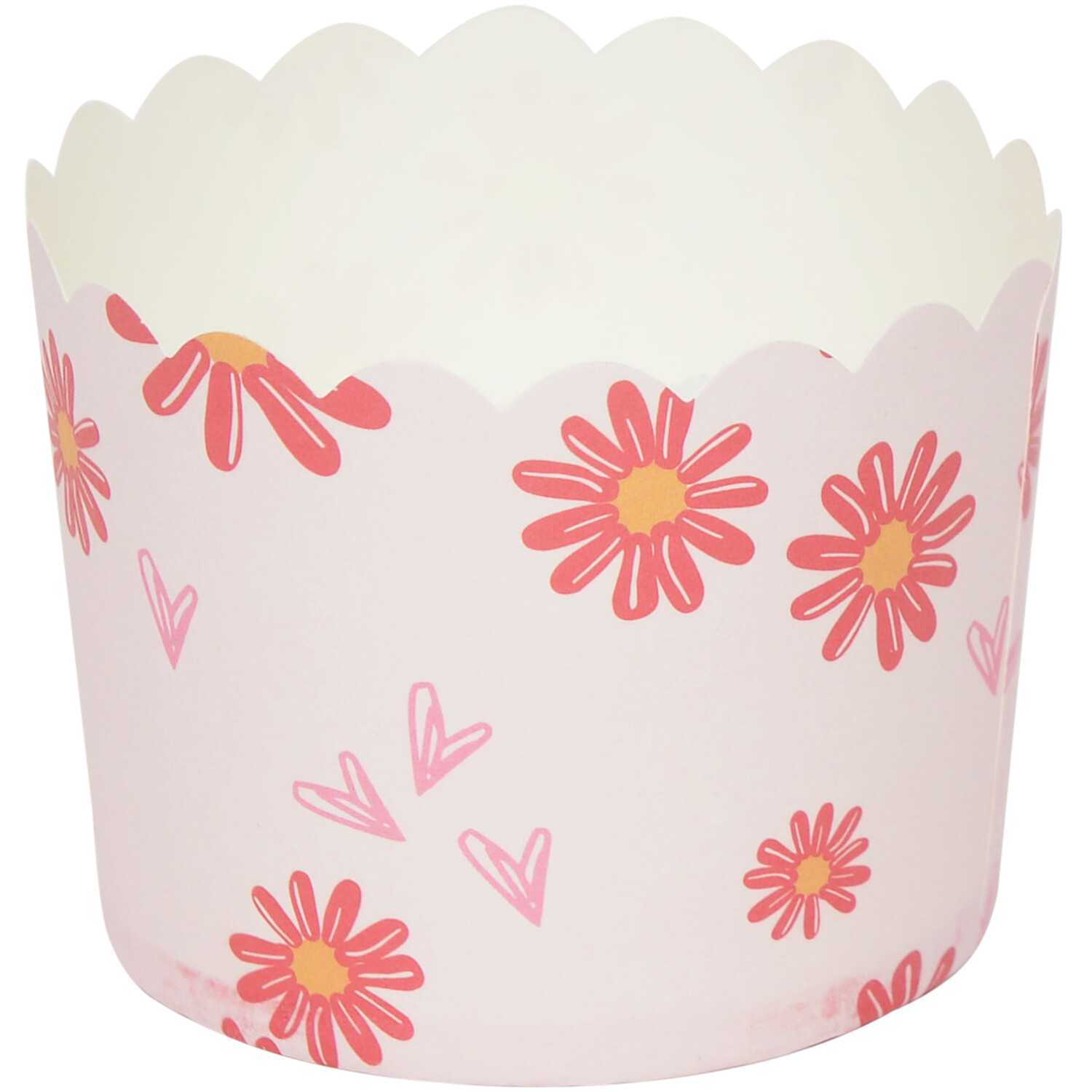 Pack of 12 Daisy Daze Cupcake Cases & Toppers - Pink Image 2