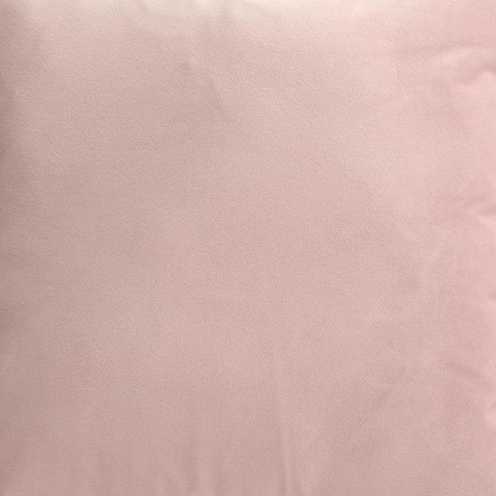 Wilko Pink Velour Cushion 55 x 55cm Image 6