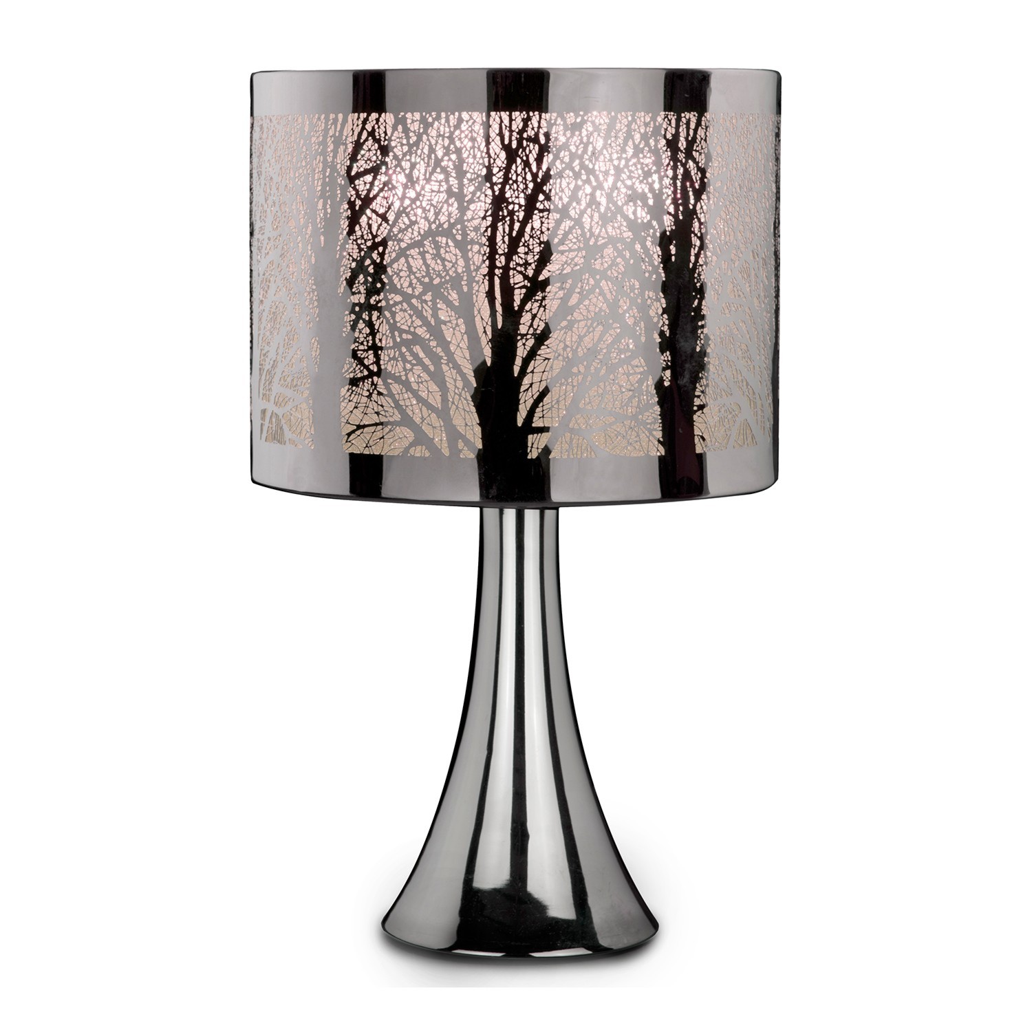Tree Silver Scene Touch Table Lamp Image 5