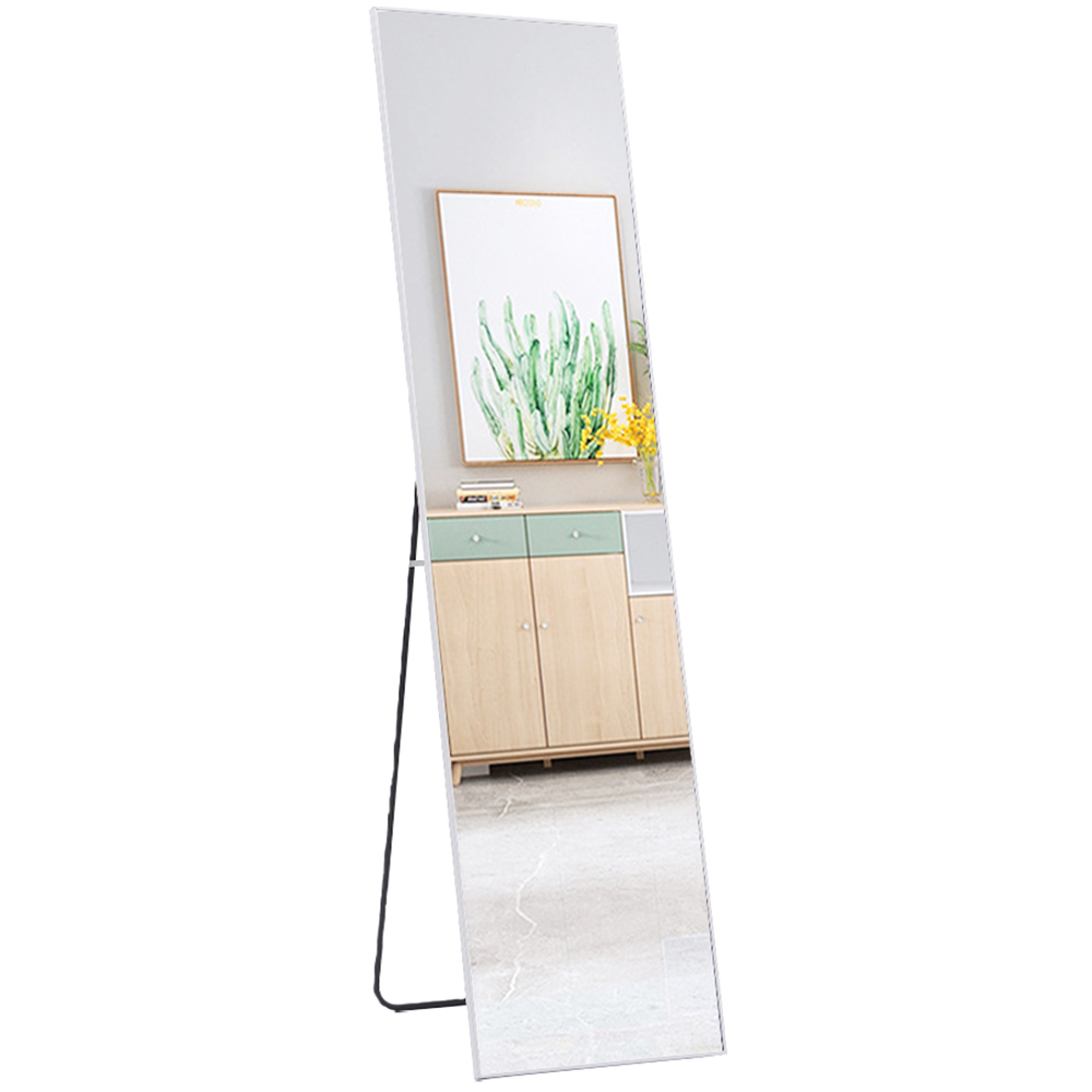 Living and Home White Freestanding Full Length Mirror 37 x 147cm Image 3