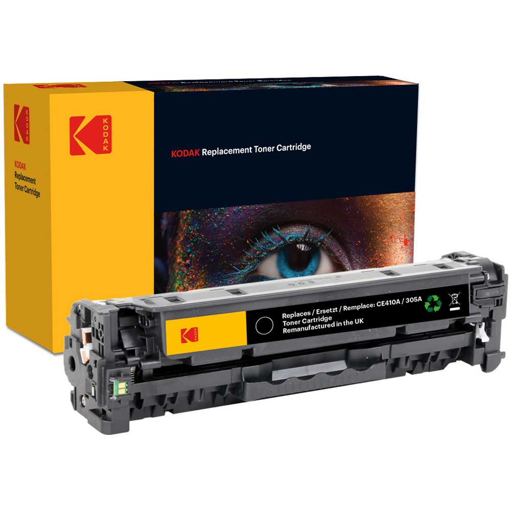 Kodak HP CE410A Black Replacement Laser Cartridge Image 1