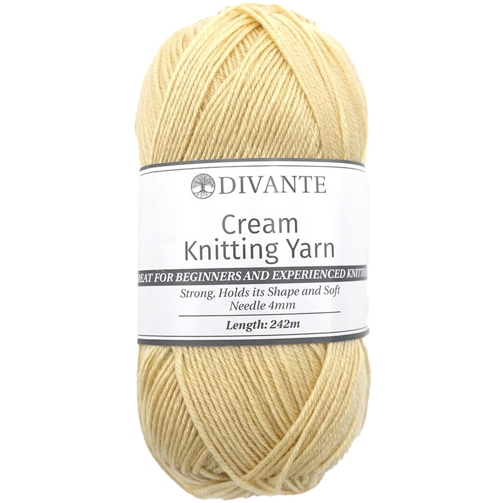 Divante Basic Knitting Yarn - Cream Image