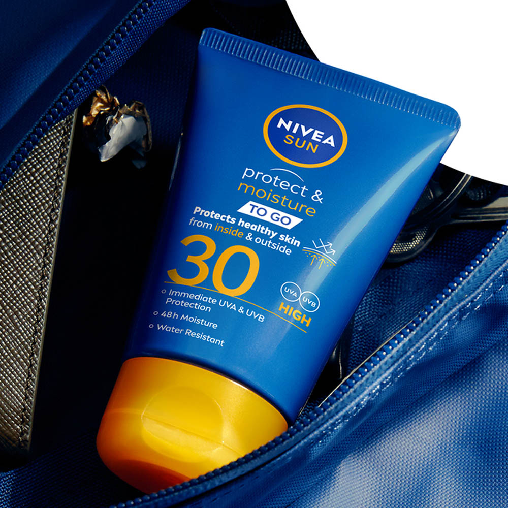 Nivea Sun Protect and Moisture Sun Cream To Go SPF30 50ml Image 4