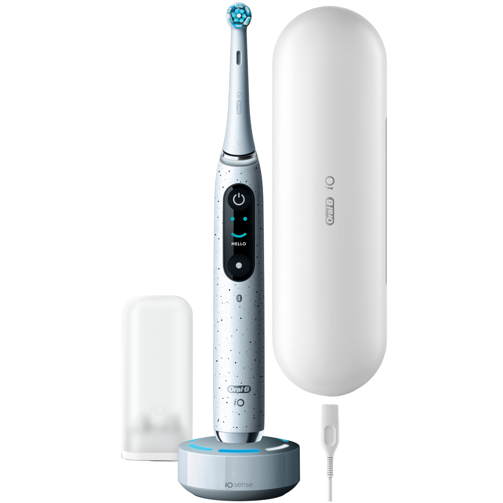 Oral-B iO Series 10 Stardust White Rechargeable Toothbrush Image 2