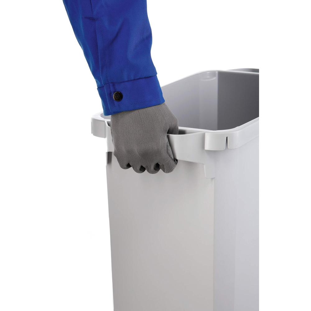 Durable DURABIN ECO Rectangular Food Safe Grey Recycling Bin 60L Image 8