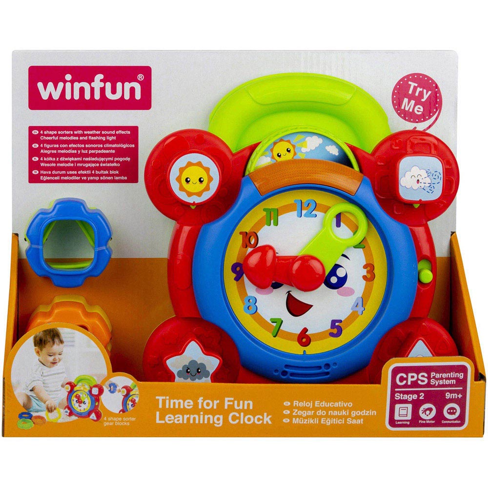Winfun Time for Fun Learning Clock Image 2