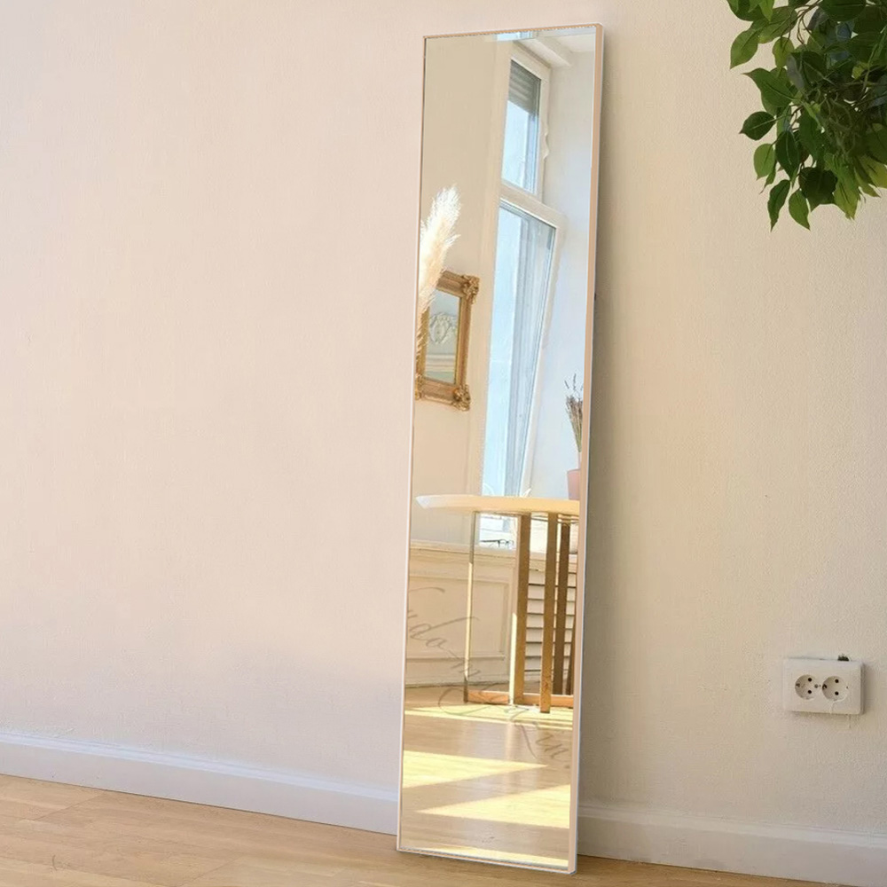 Living and Home Gold Frame Over Door Full Length Mirror 37 x 147cm Image 5