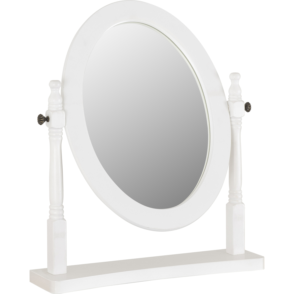 Seconique Contessa White Dressing Table Mirror Image 1