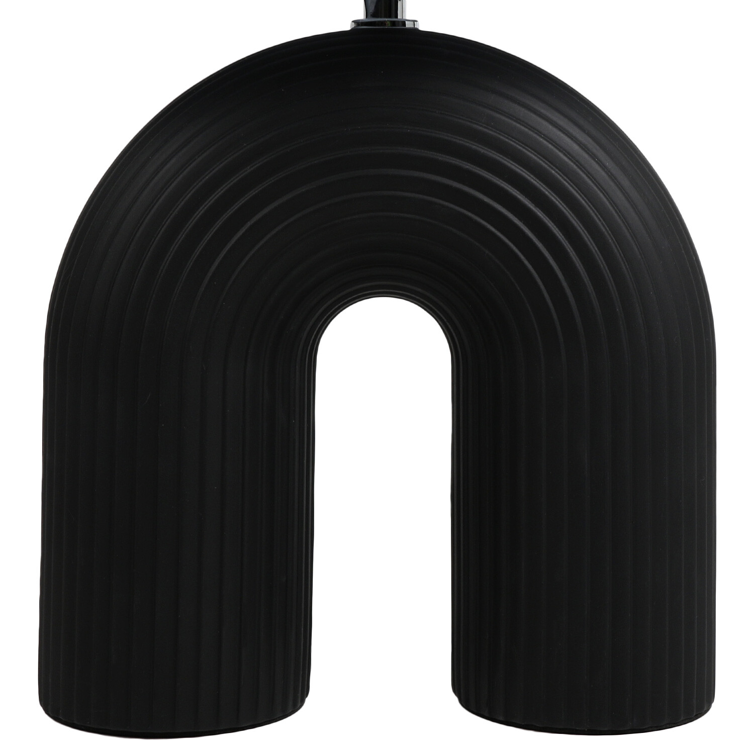 Black Arch Table Lamp Image 4