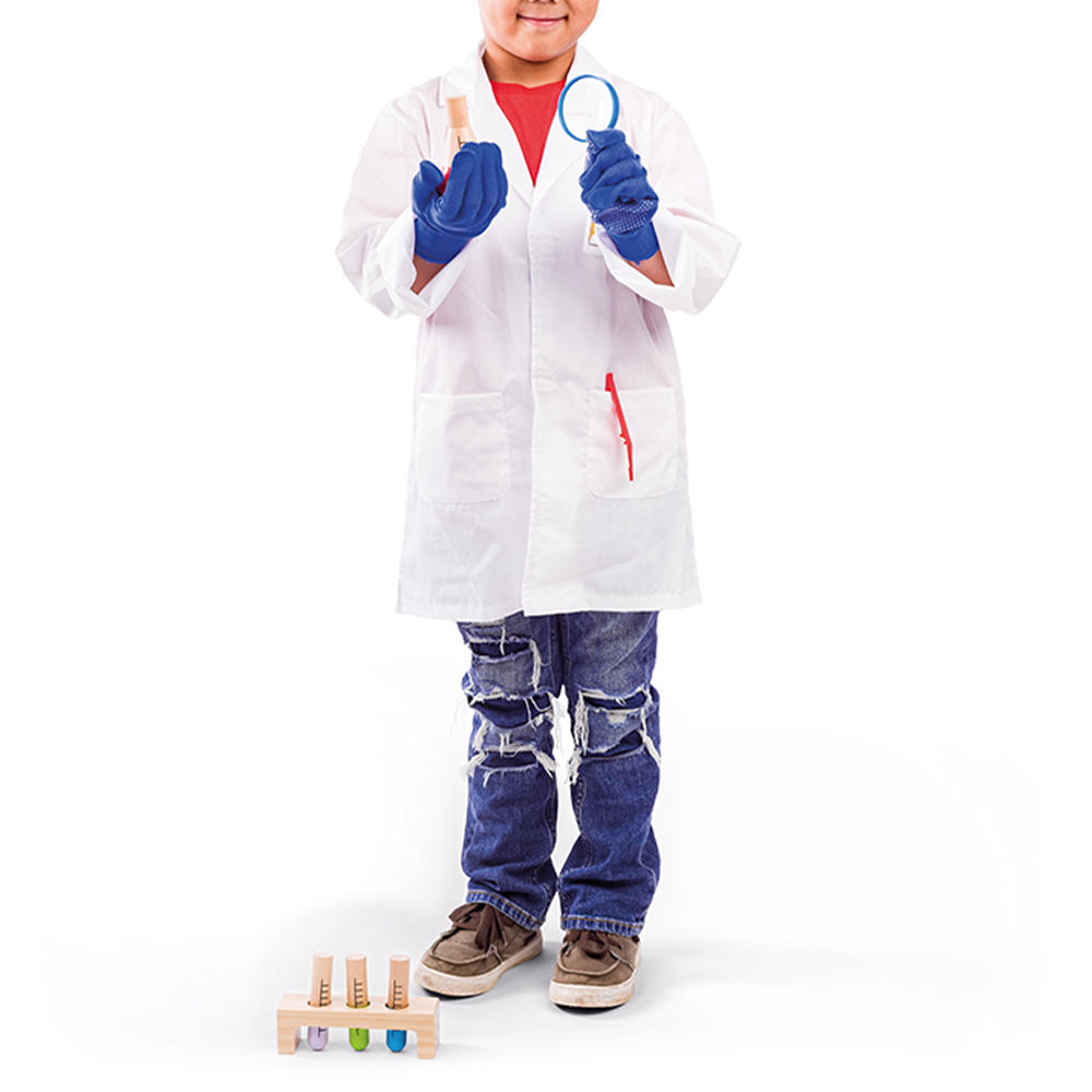 Bigjigs Toys Scientist Dress Up White Image 4