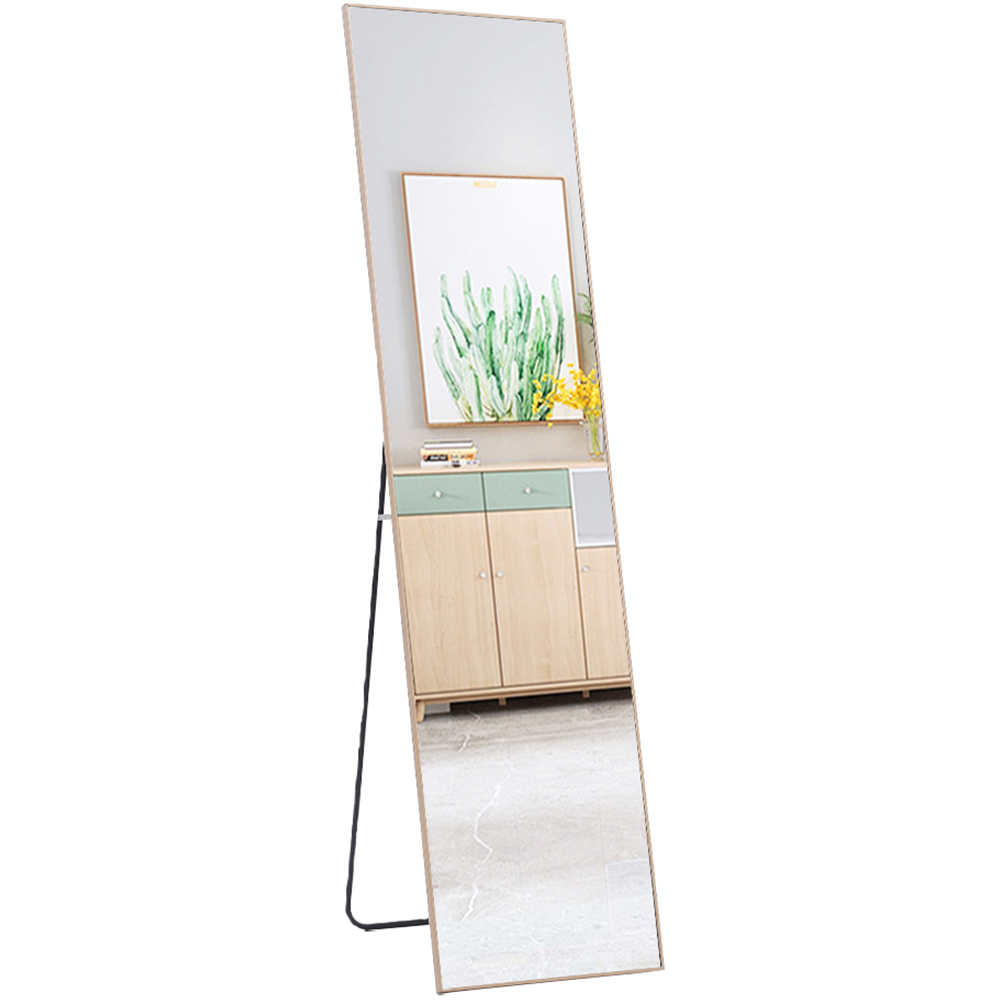 Living and Home Gold Frame Modern Full Length Mirror 37 x 147cm Image 3
