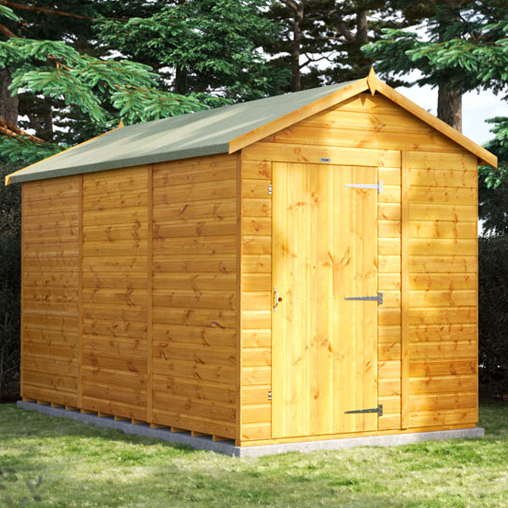 Power Sheds 12 x 6ft Apex Wooden Shed Image 2