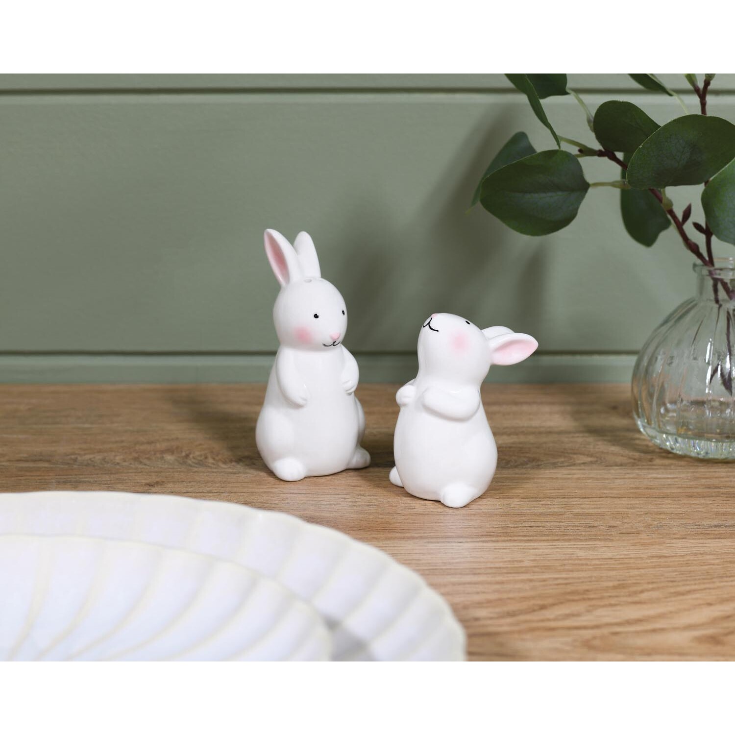 Bunny Salt and Pepper Shakers - White Image 5